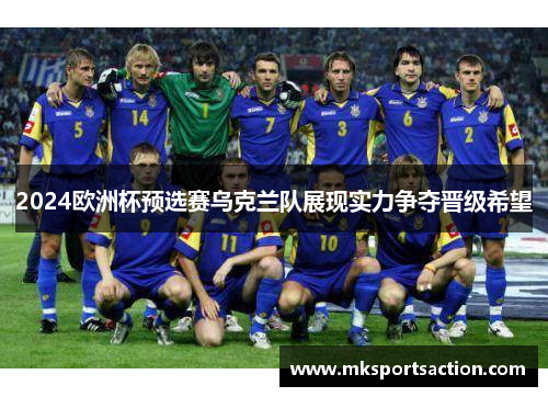 2024欧洲杯预选赛乌克兰队展现实力争夺晋级希望
