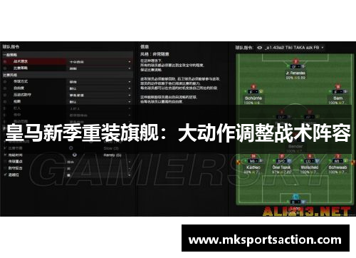 皇马新季重装旗舰：大动作调整战术阵容